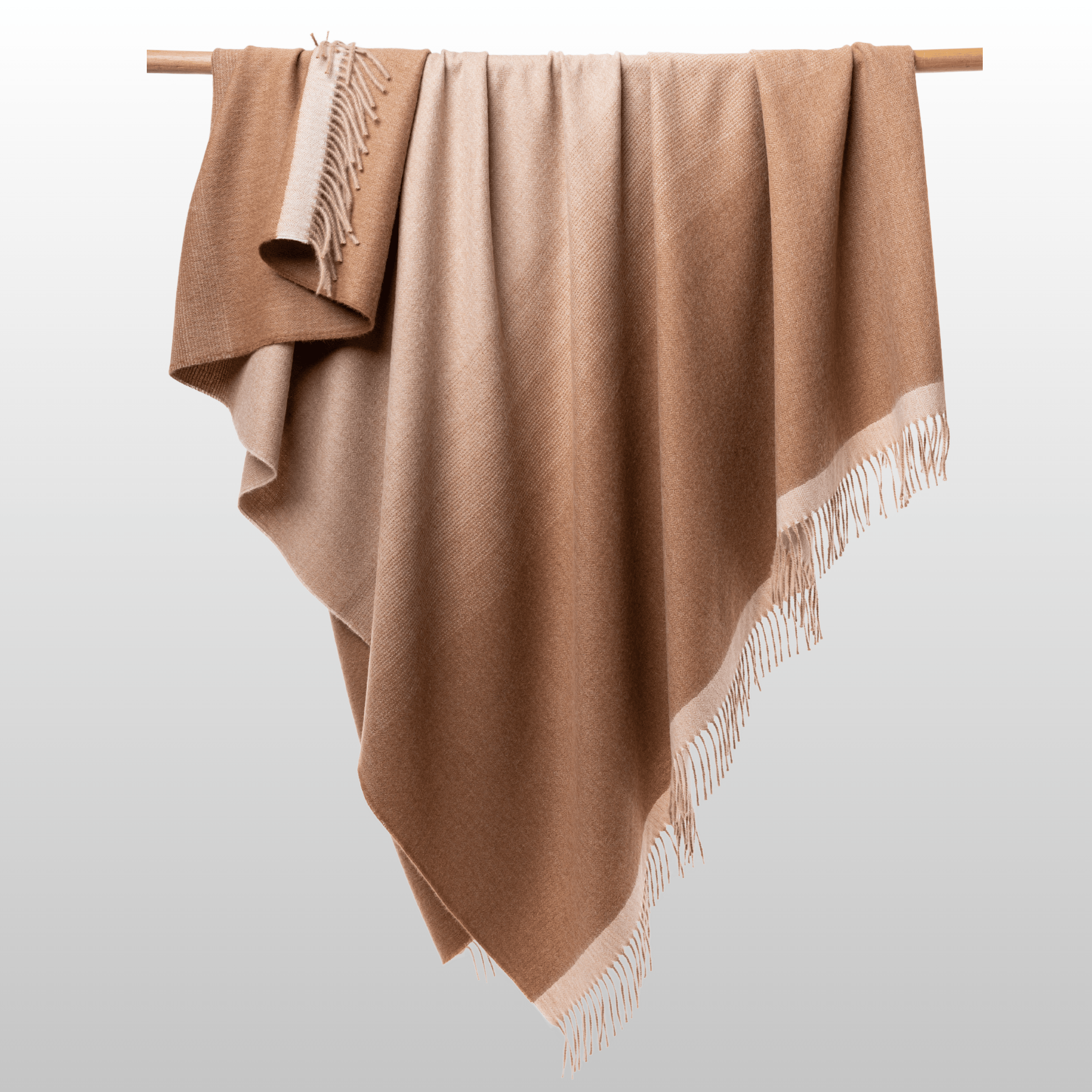 Matiz Throw Tan + Sand Ombré