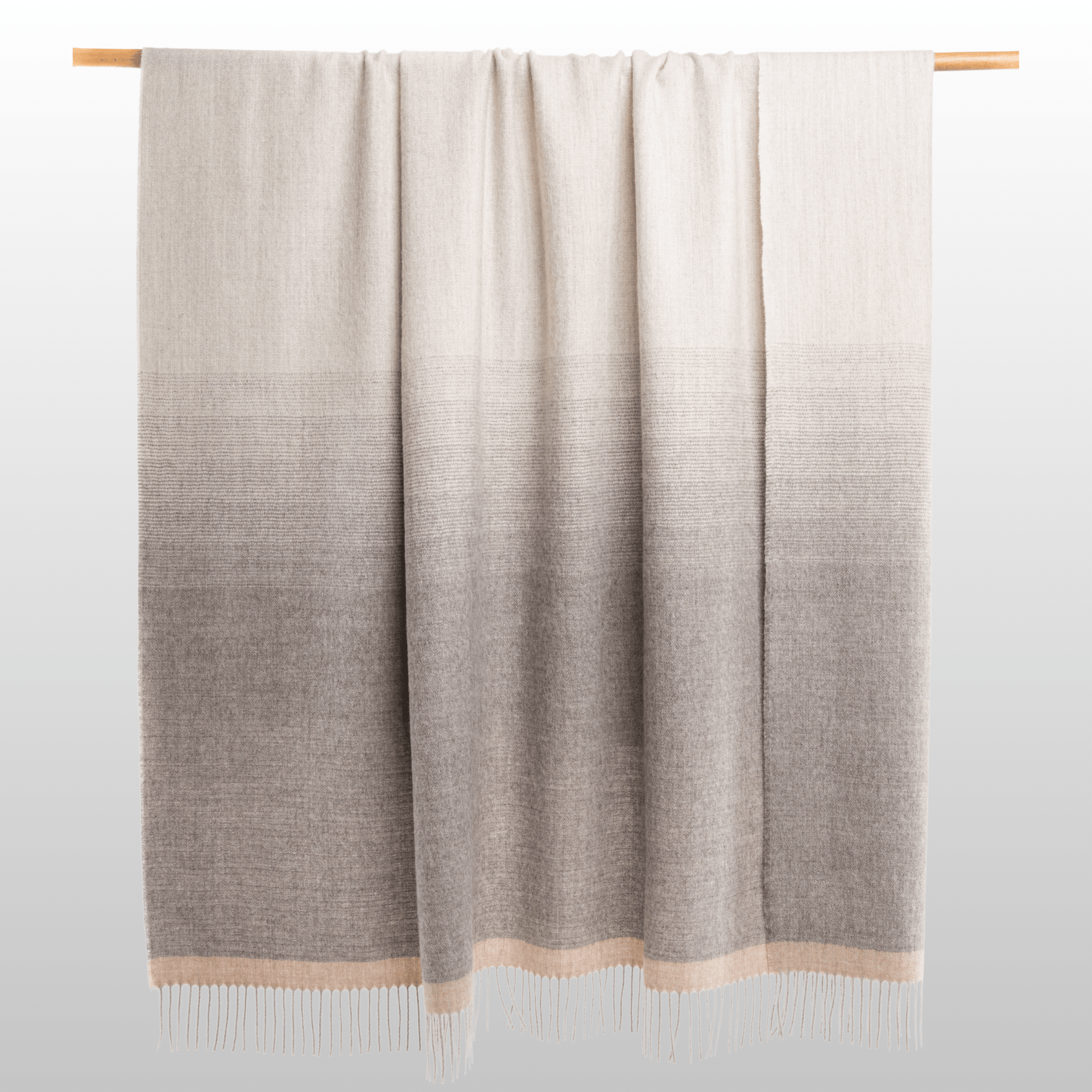 My Store Matiz Throw Mid Grey + Silver Light Grey Ombré