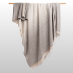 My Store Matiz Throw Mid Grey + Silver Light Grey Ombré