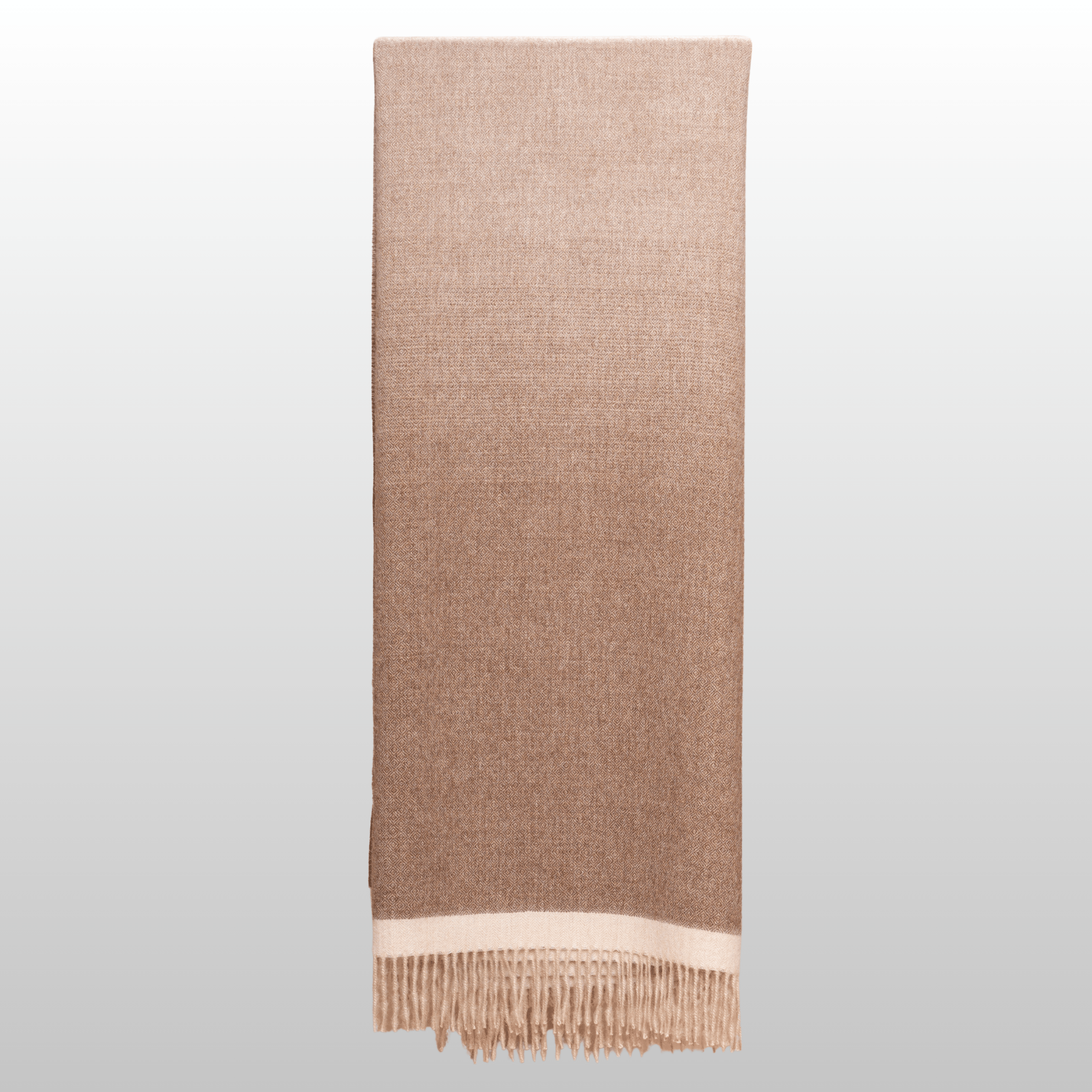 Matiz Throw Chocolate Brown + Sand Ombré