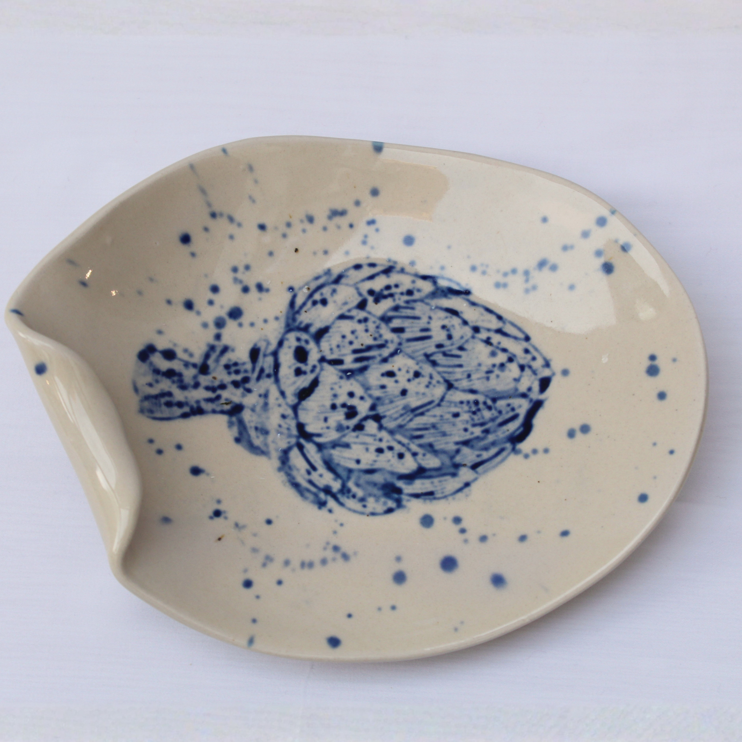 Blue Organic Harvest Dinner Plate Set