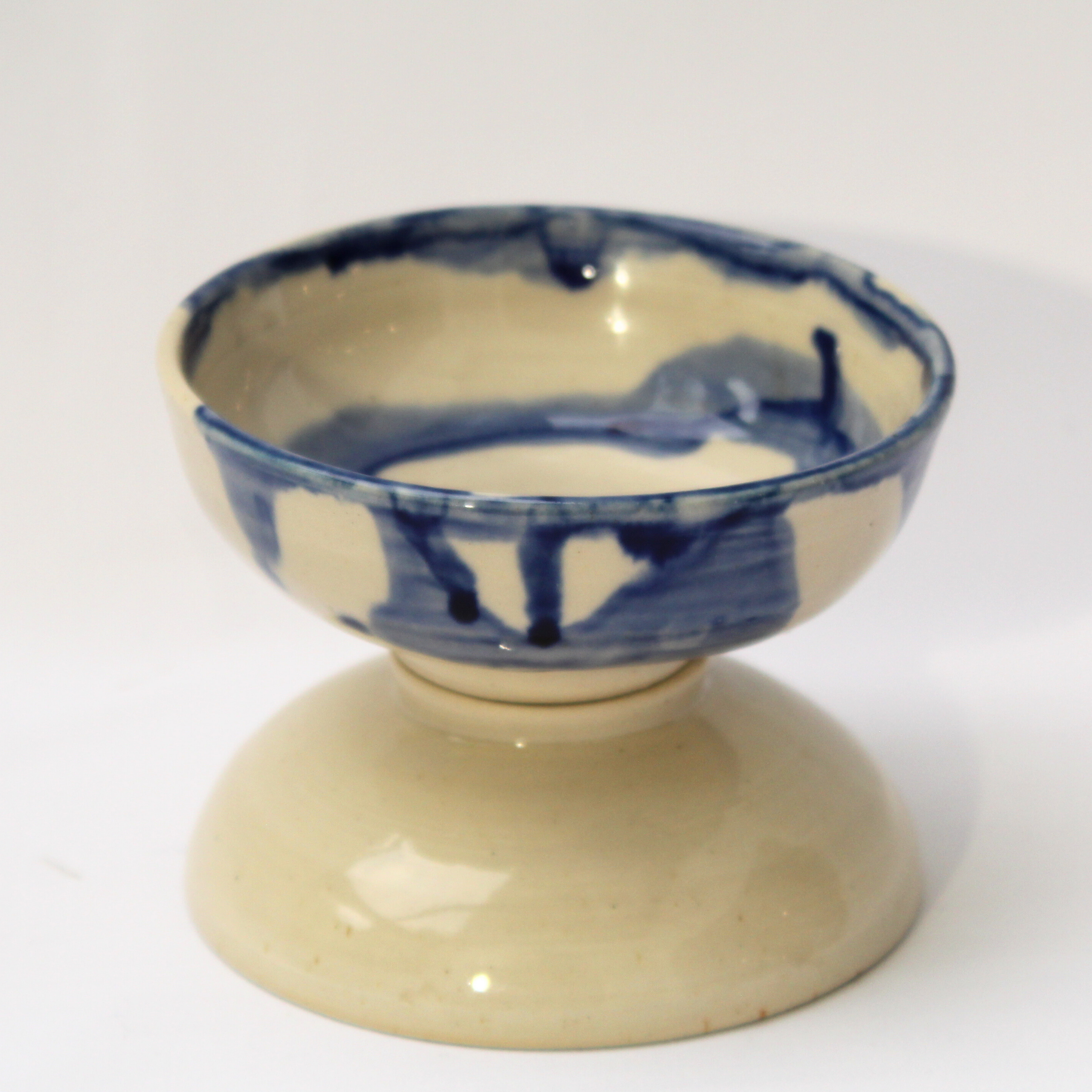 Blue Brush Bowl
