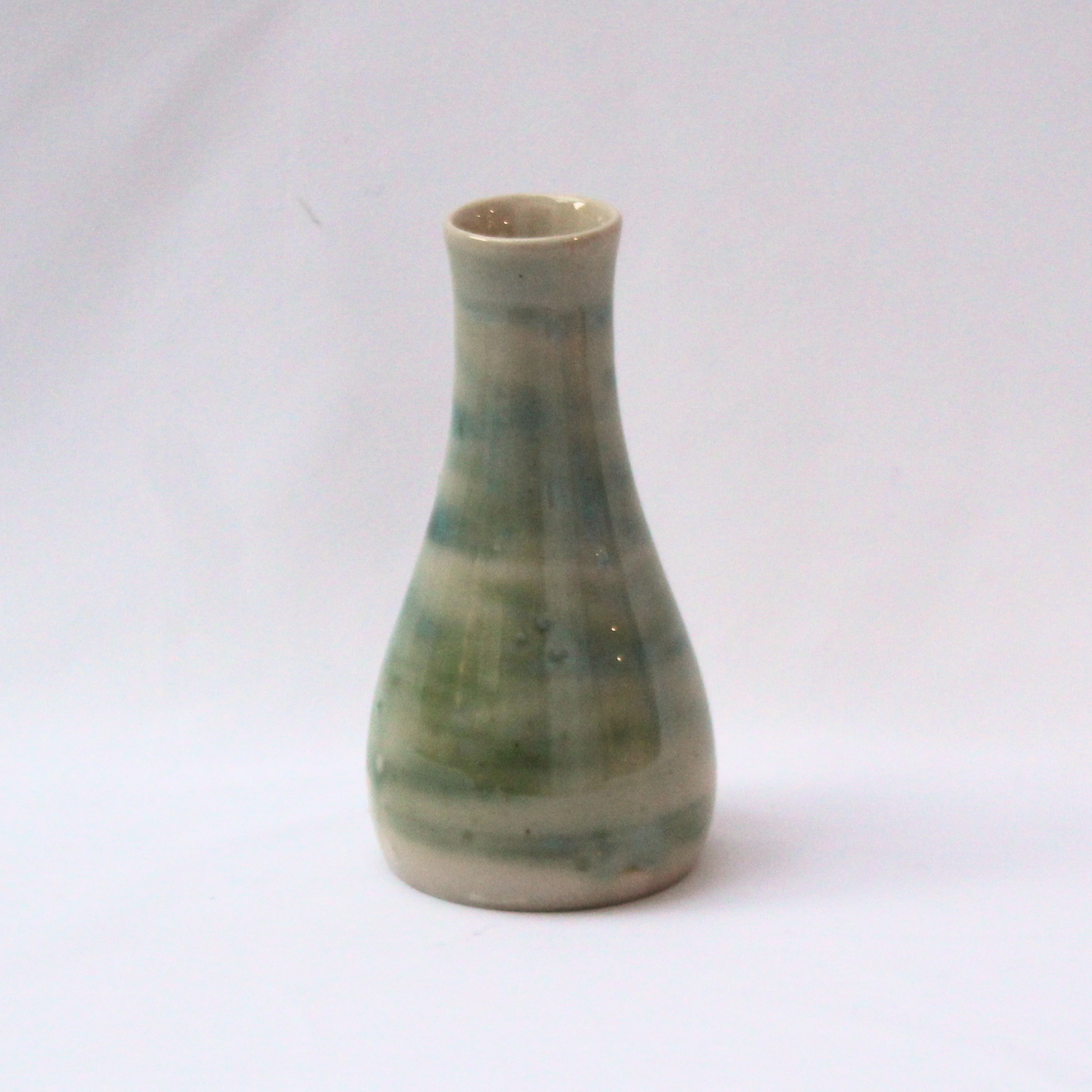 Green Forest Brush little Vase