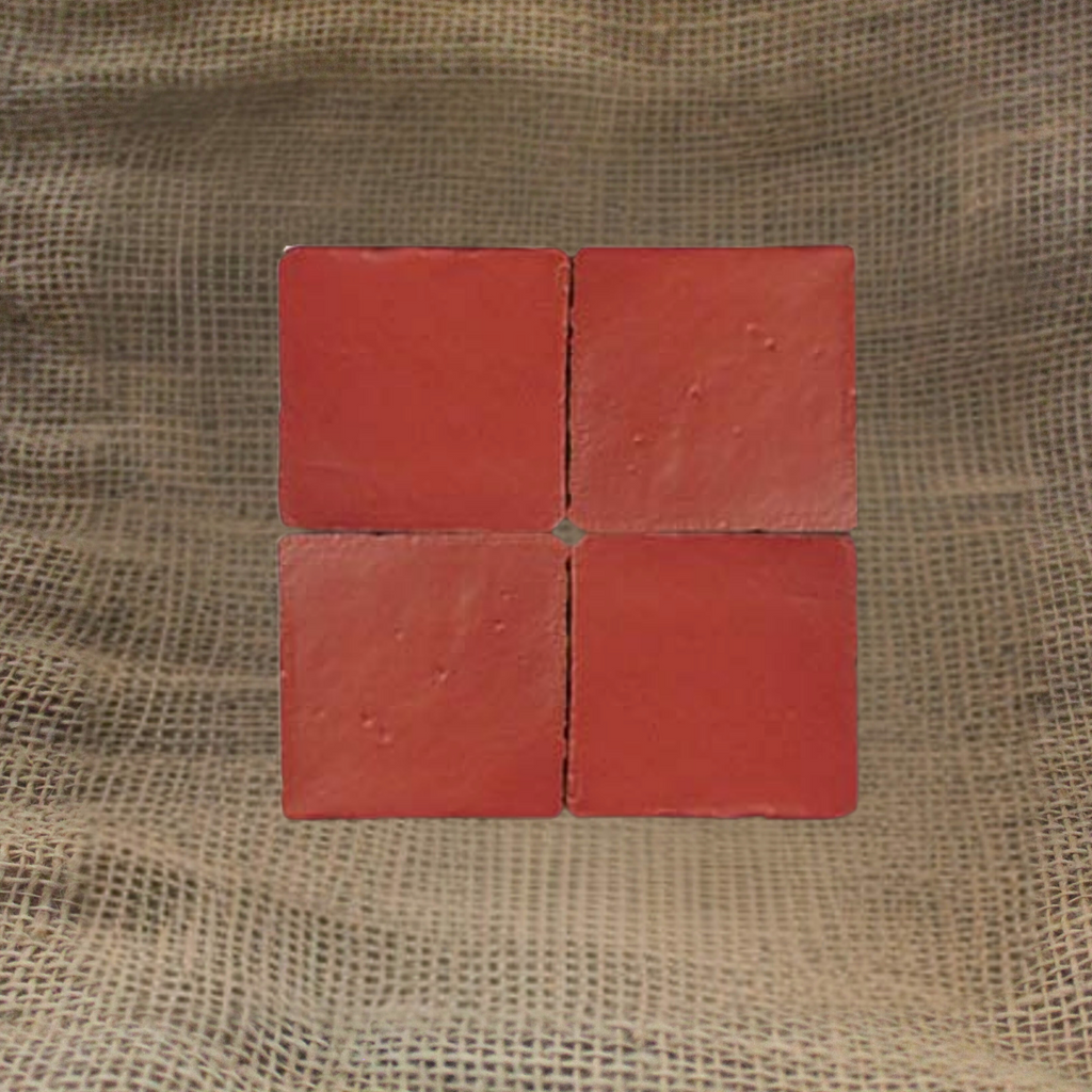 Burnt Sienna Red Matte Tile 13 cm