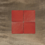 My Store Burnt Sienna Red Matte Tile 13 cm