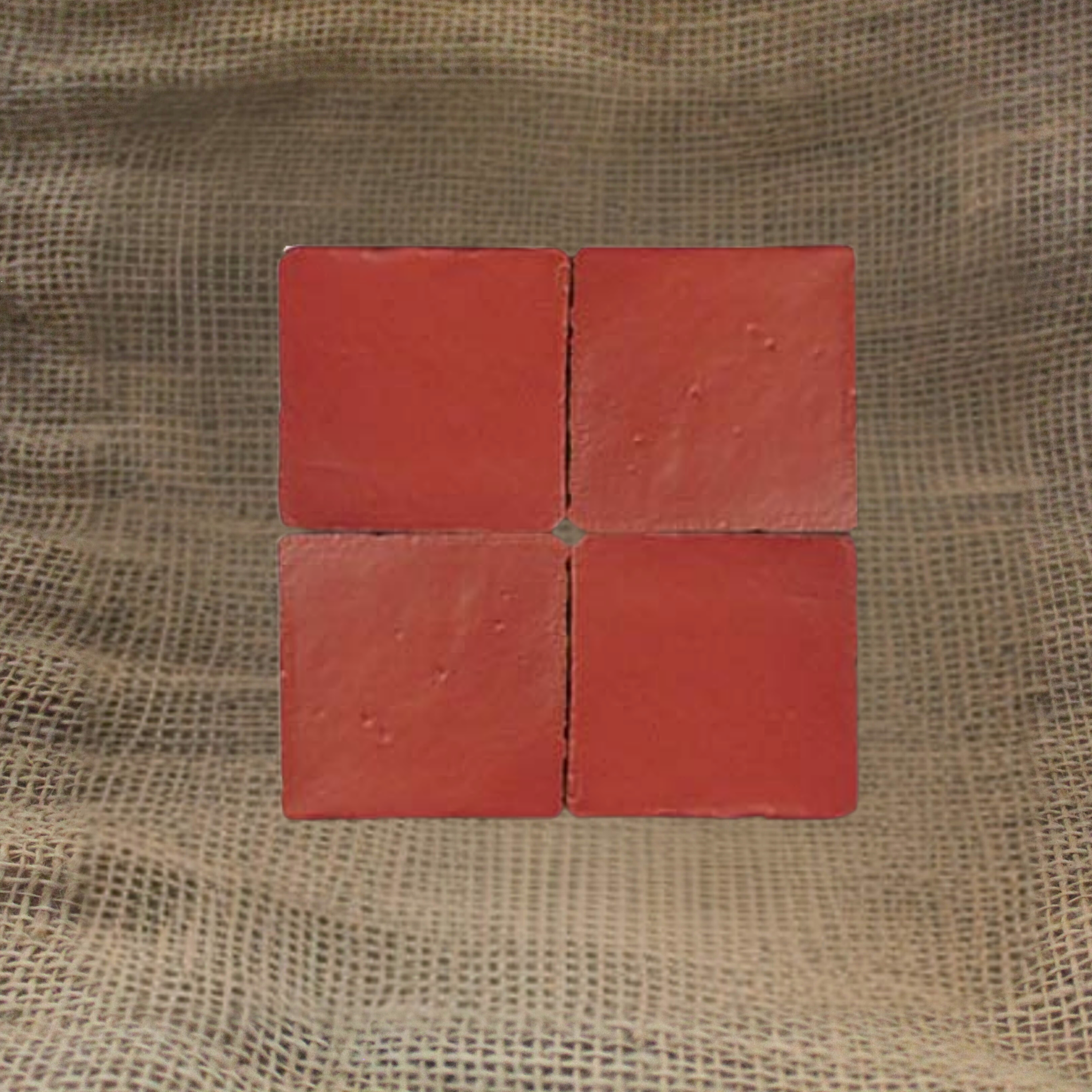 Burnt Sienna Red Matte Tile 13 cm