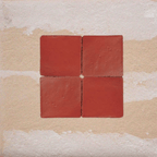 My Store Burnt Sienna Red Matte Tile 13 cm