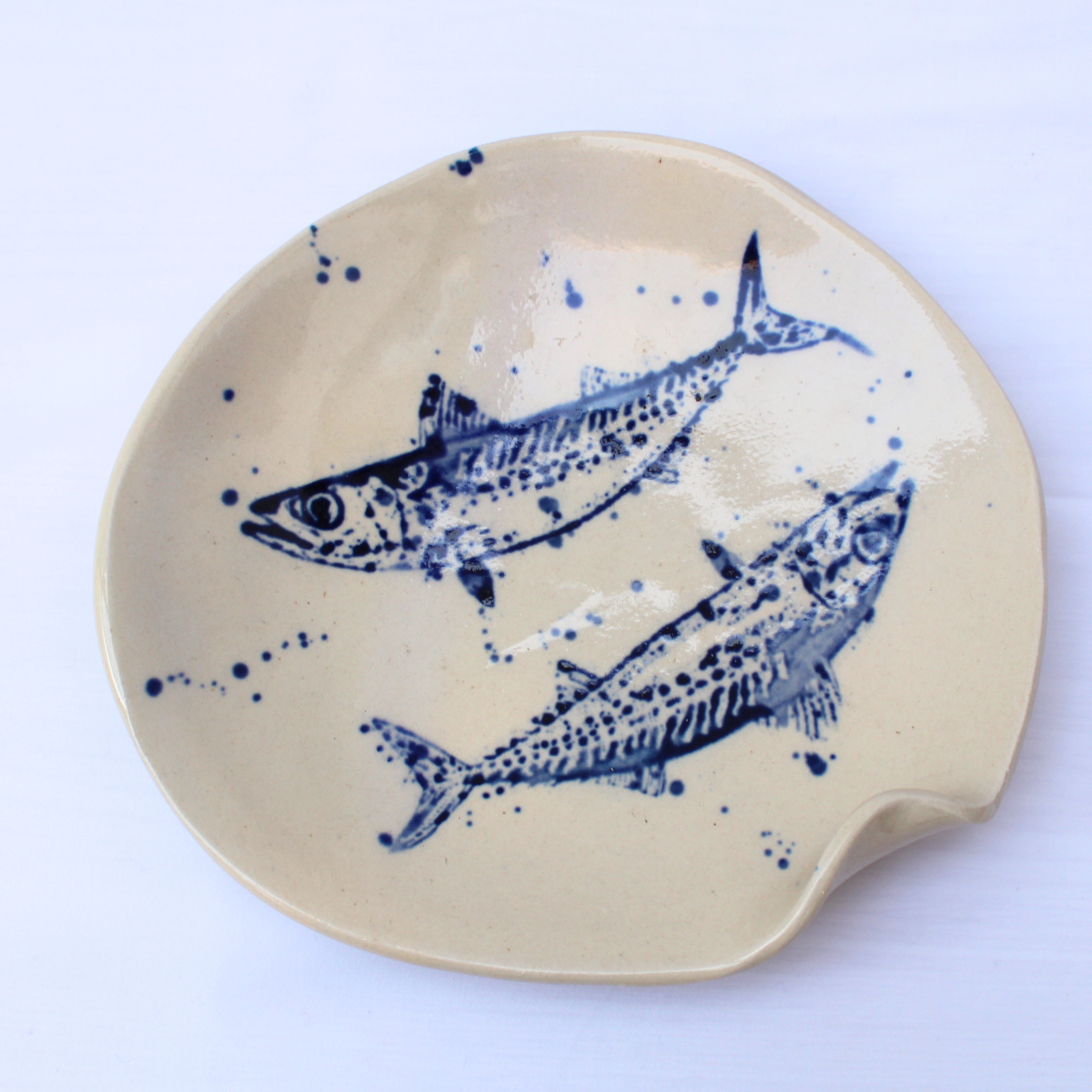 Blue Organic Duo Tide Dinner Plate Set