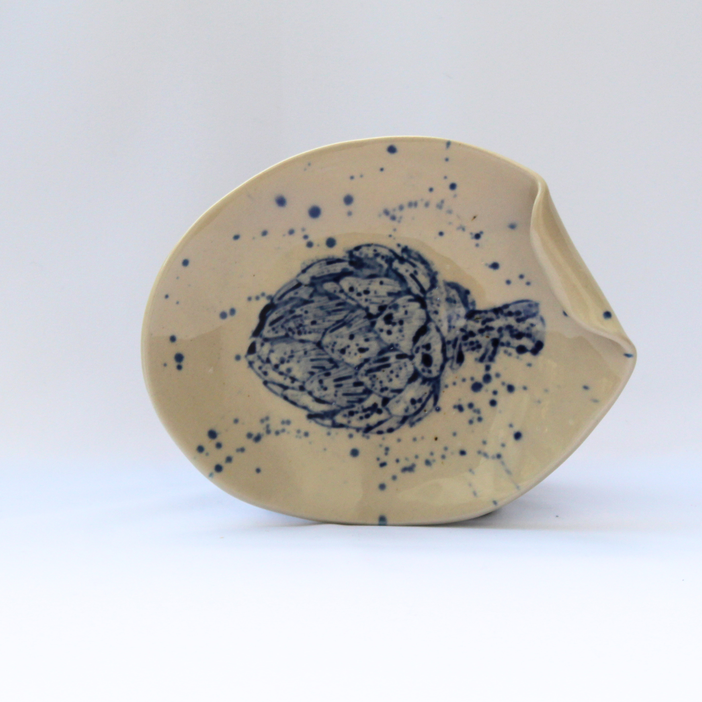 Blue Organic Harvest Dinner Plate Set