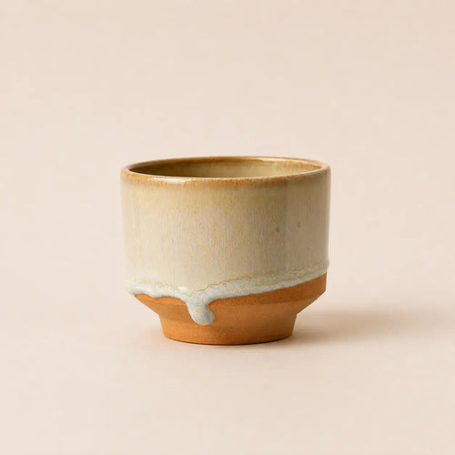 matcha bowl in white alabaster hand-painted ceramic made in Spain