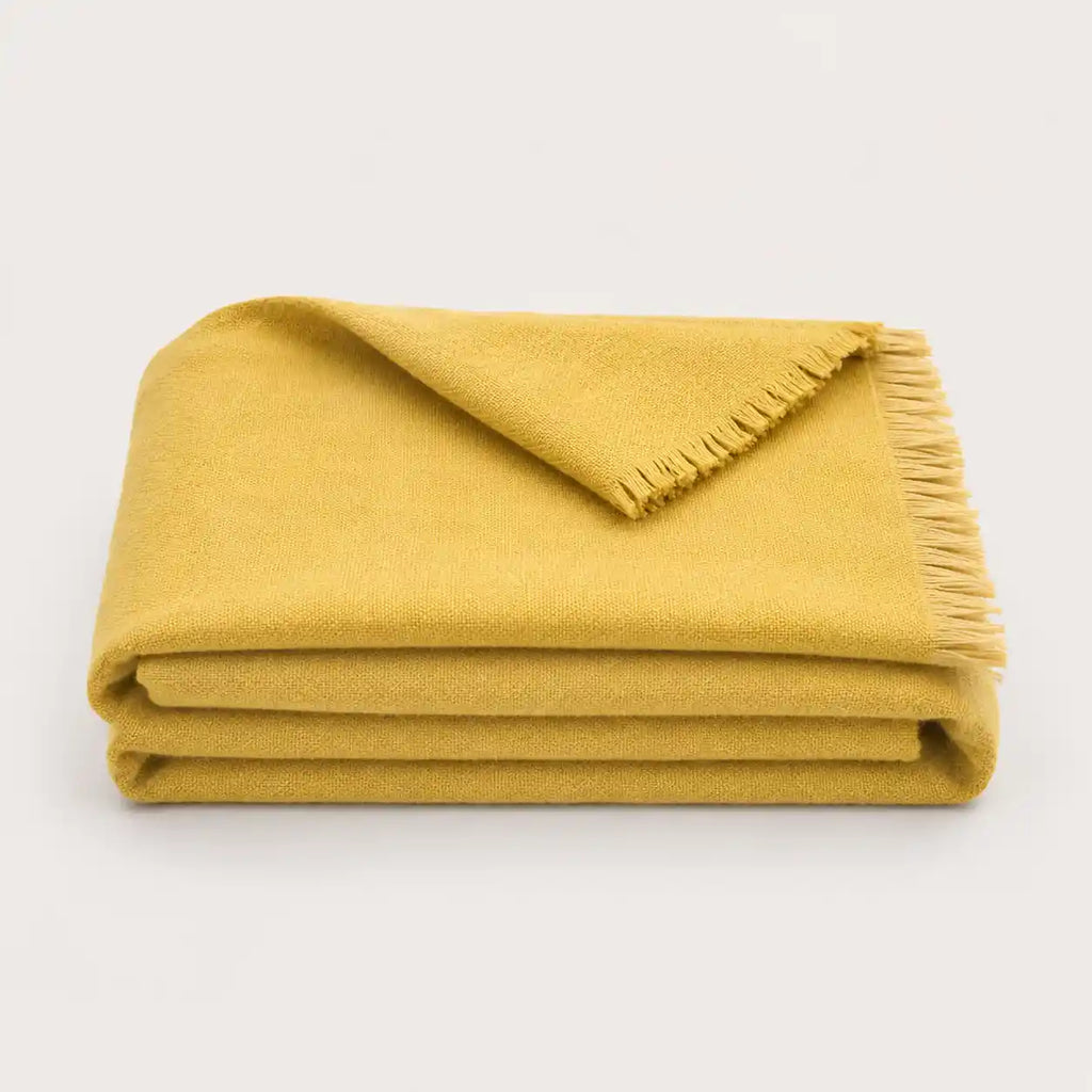 cashmere throw blanket albainn folded