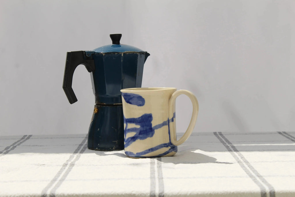 My Store Blue Brush Mug (11cm)