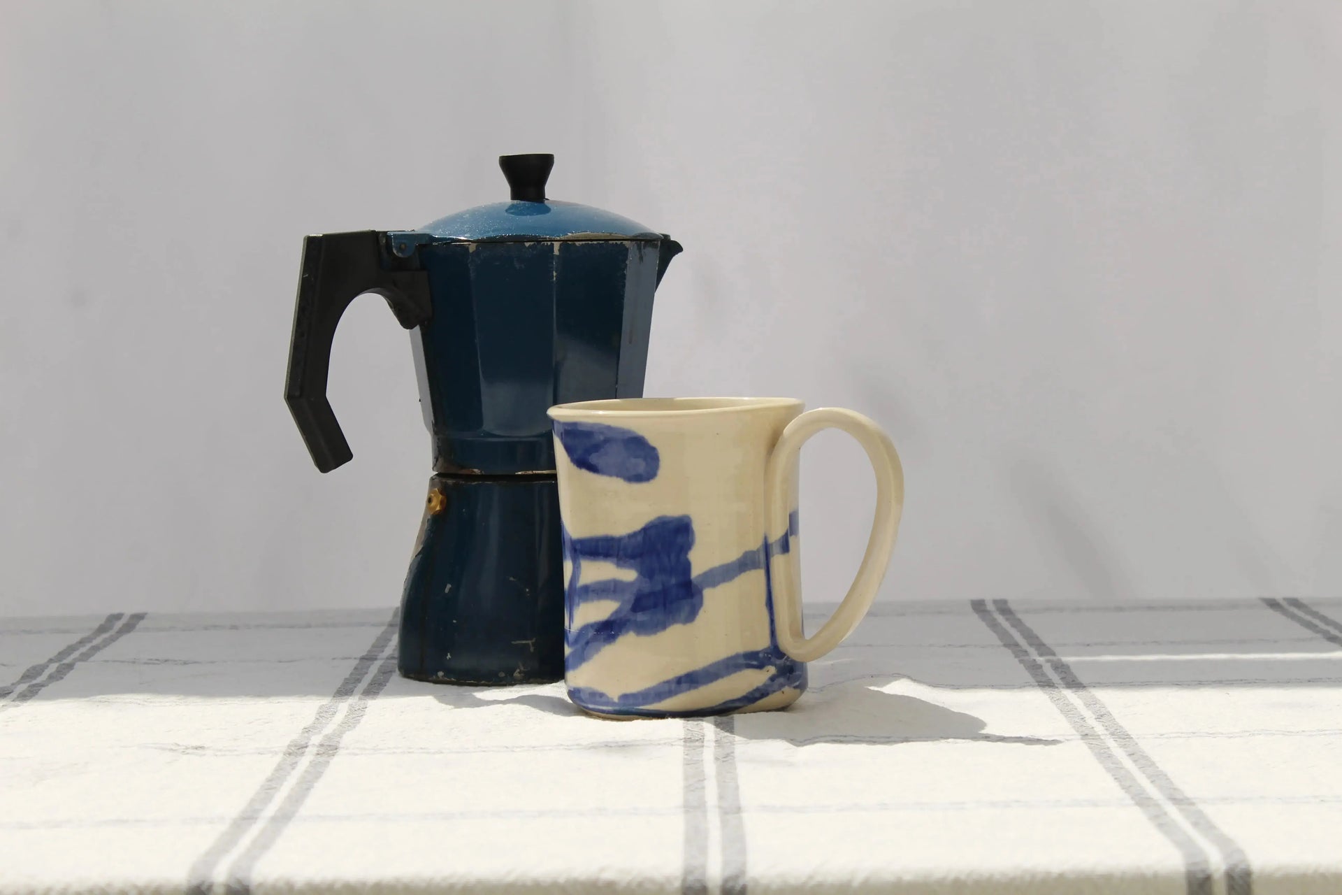 My Store Blue Brush Mug (11cm)