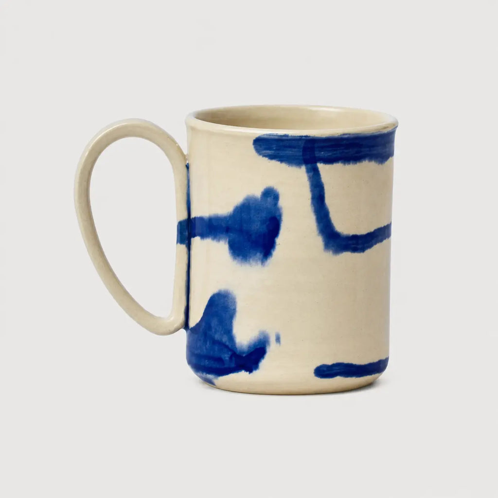 My Store Blue Brush Mug (11cm)