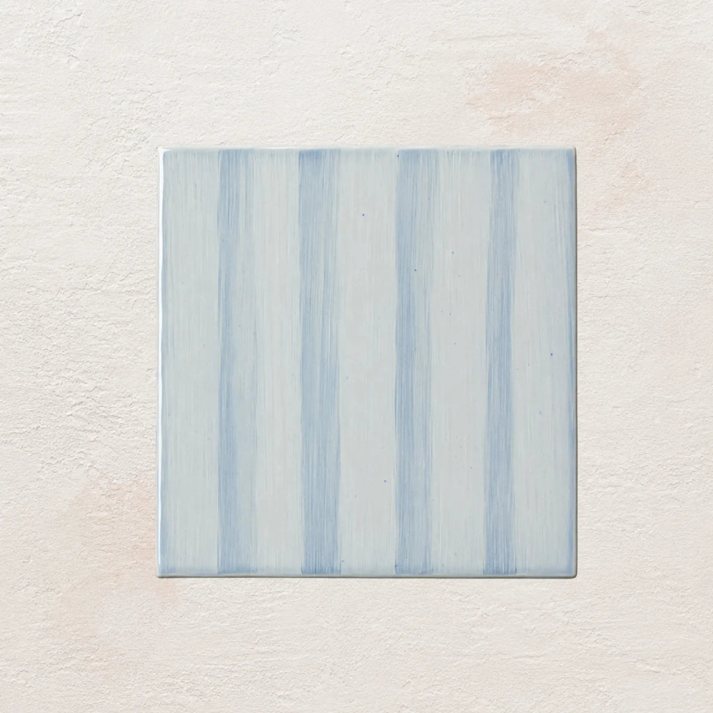 Blue Haze Brushstroke • Gloss Tile
