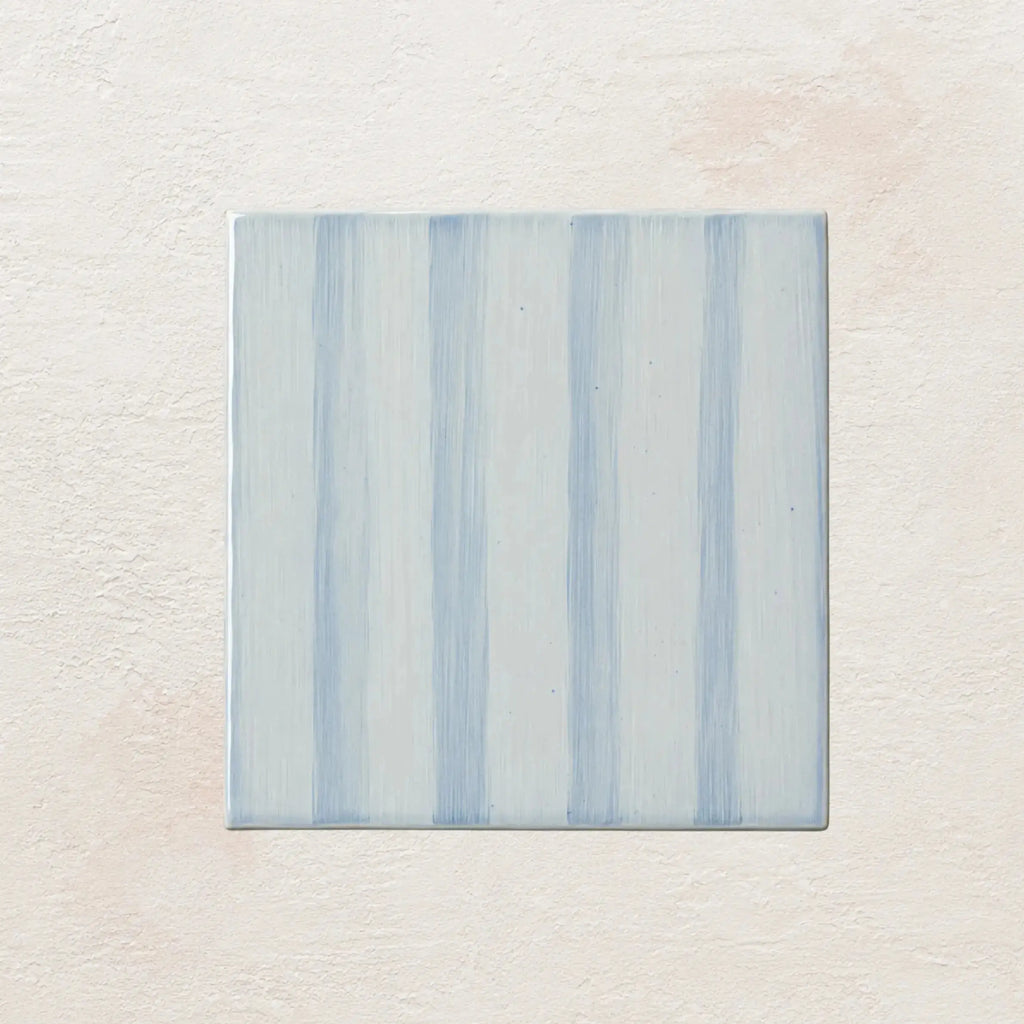 Blue Haze Brushstroke • Gloss Tile