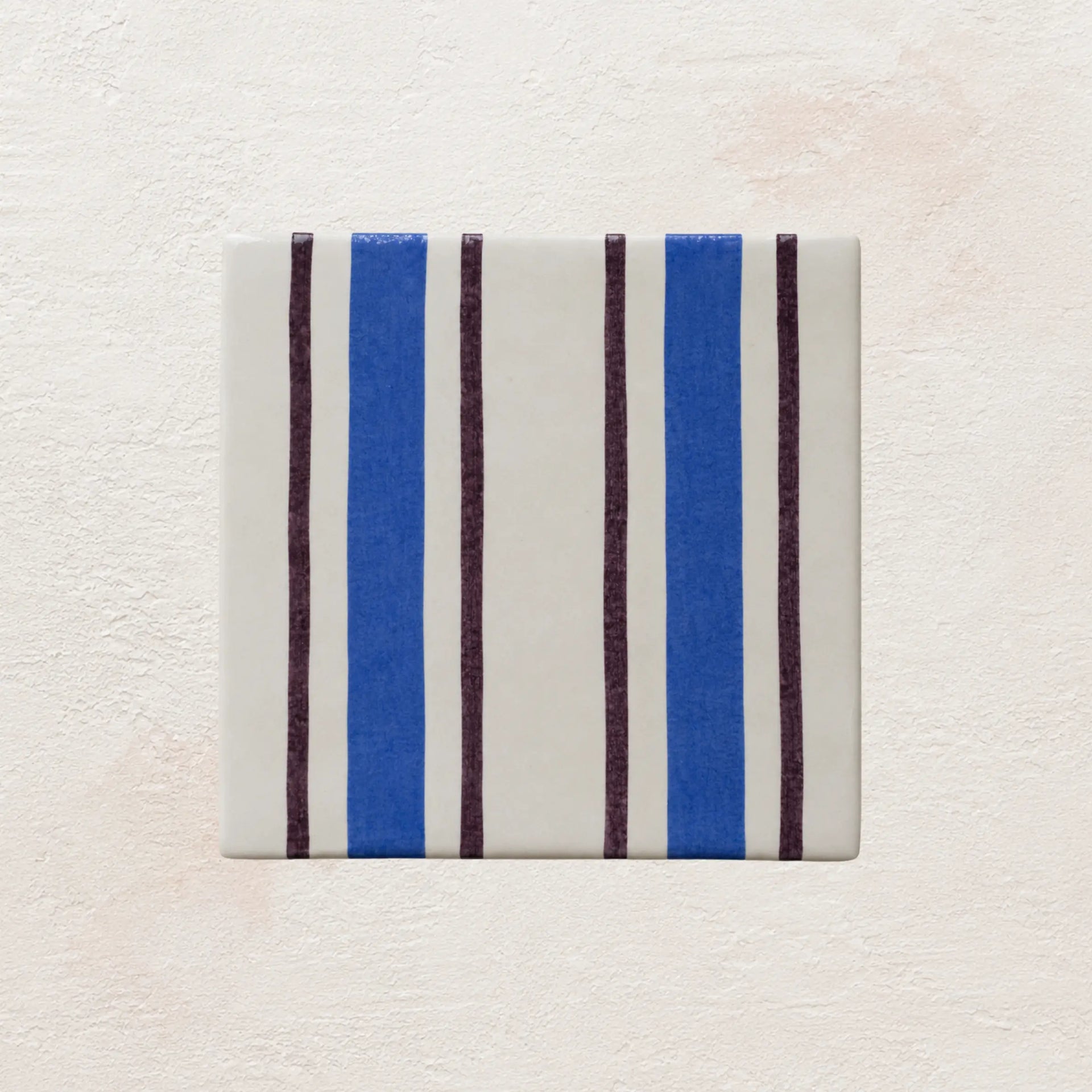 Blue Pinstripe • Gloss Tile