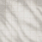 Bright White • Gloss Terracotta Tile