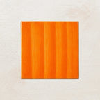 Burnt Orange Brushstroke • Gloss Tile