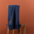 My Store Solace Throw Navy Blue