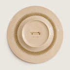 Decorative wall plate hand-painted in gold