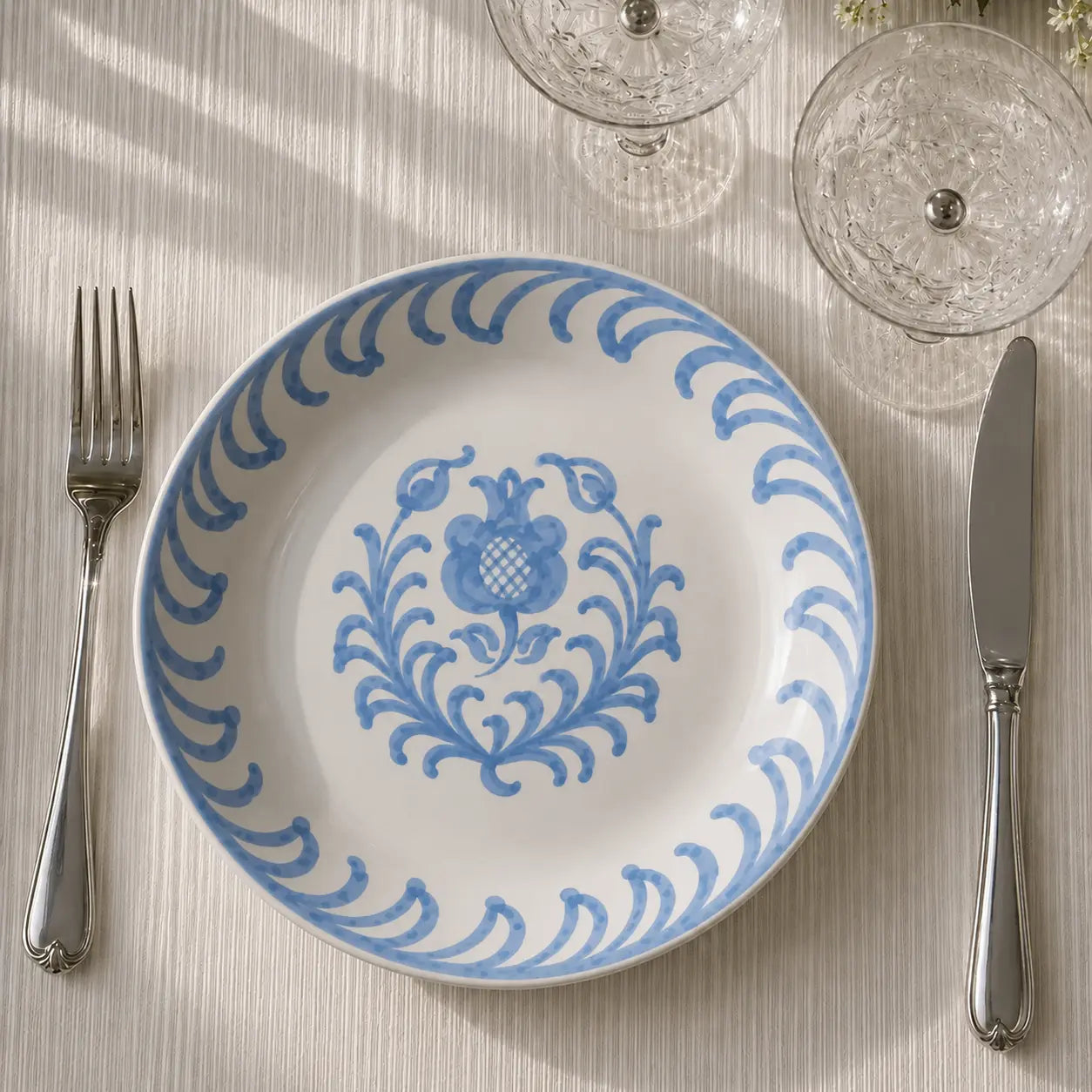 Cerulean Pomegranate • Plate