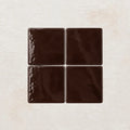Chocolate Brown handmade ceramic tiles with gloss finish