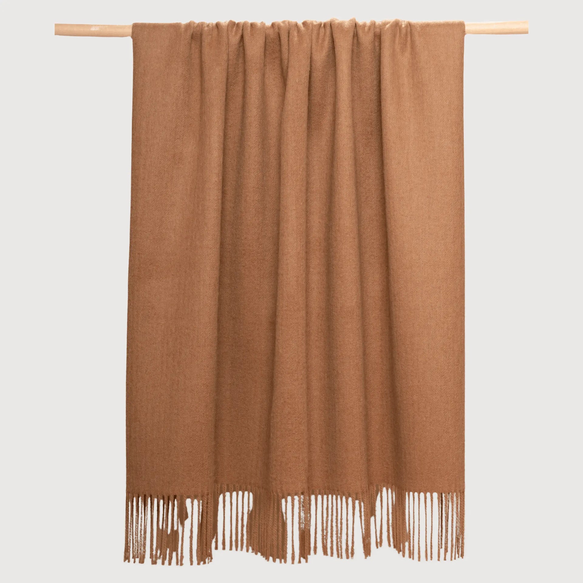 Classic Undyed Throw • Camel