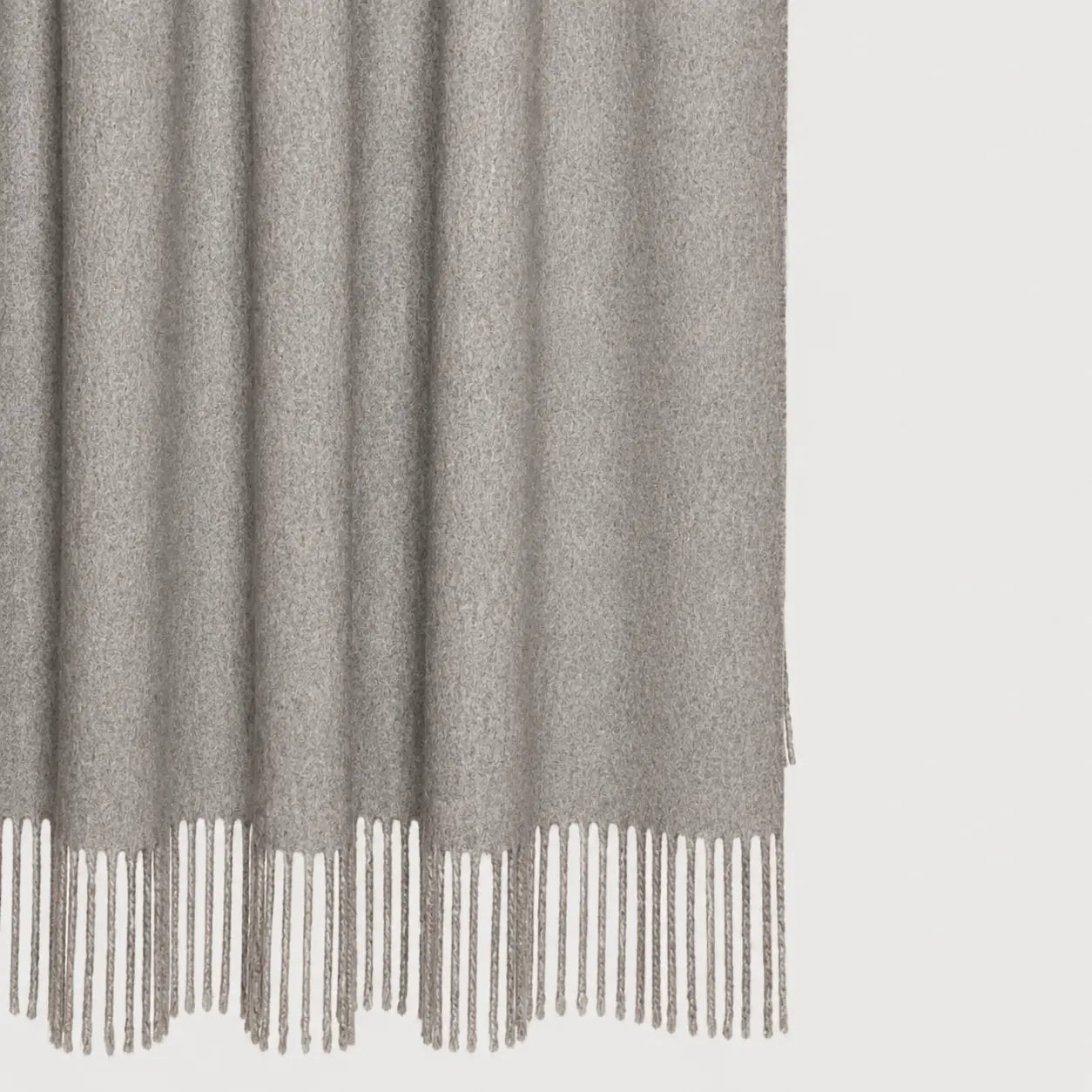 Classic Undyed Throw • Mid Grey