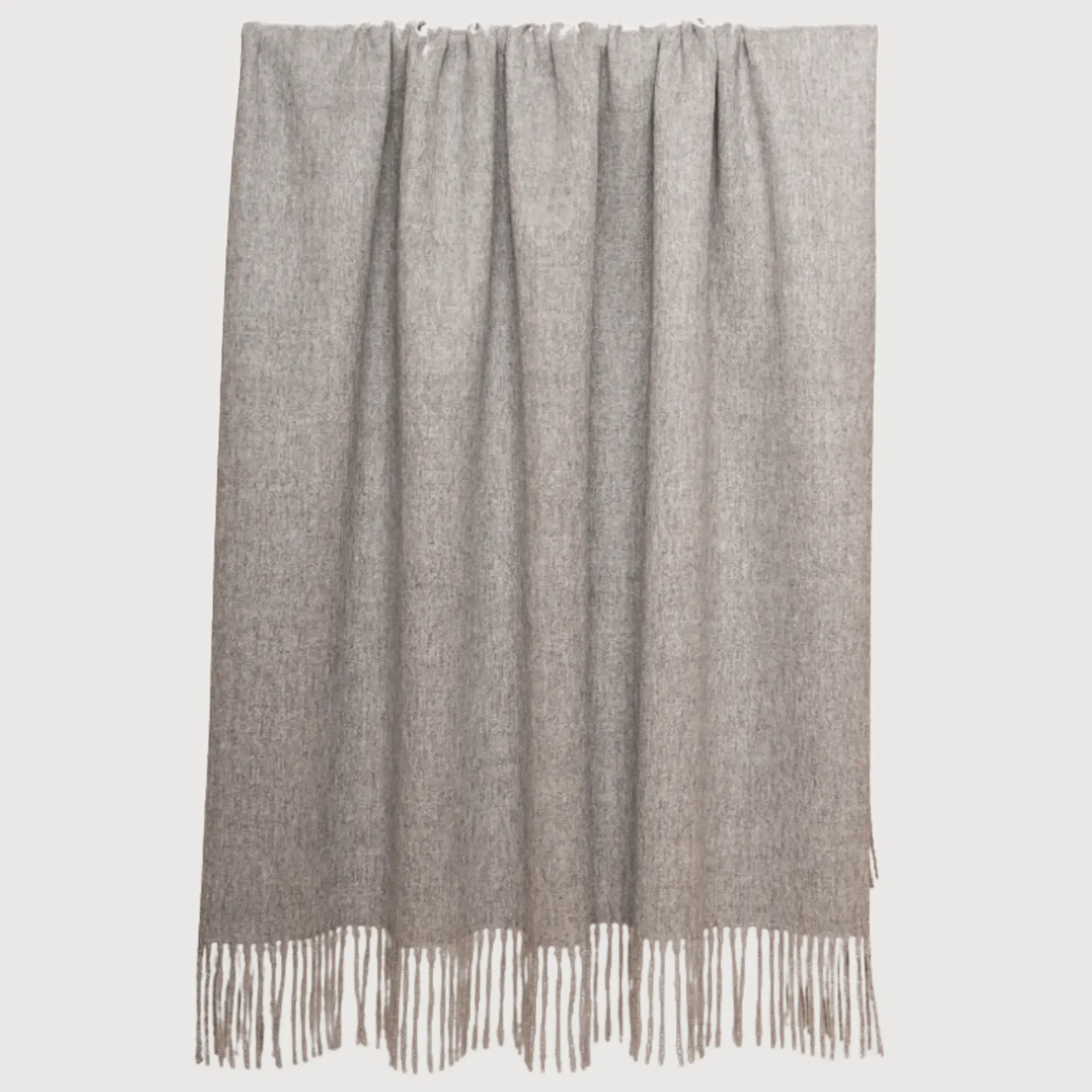 Classic Undyed Throw • Mid Grey