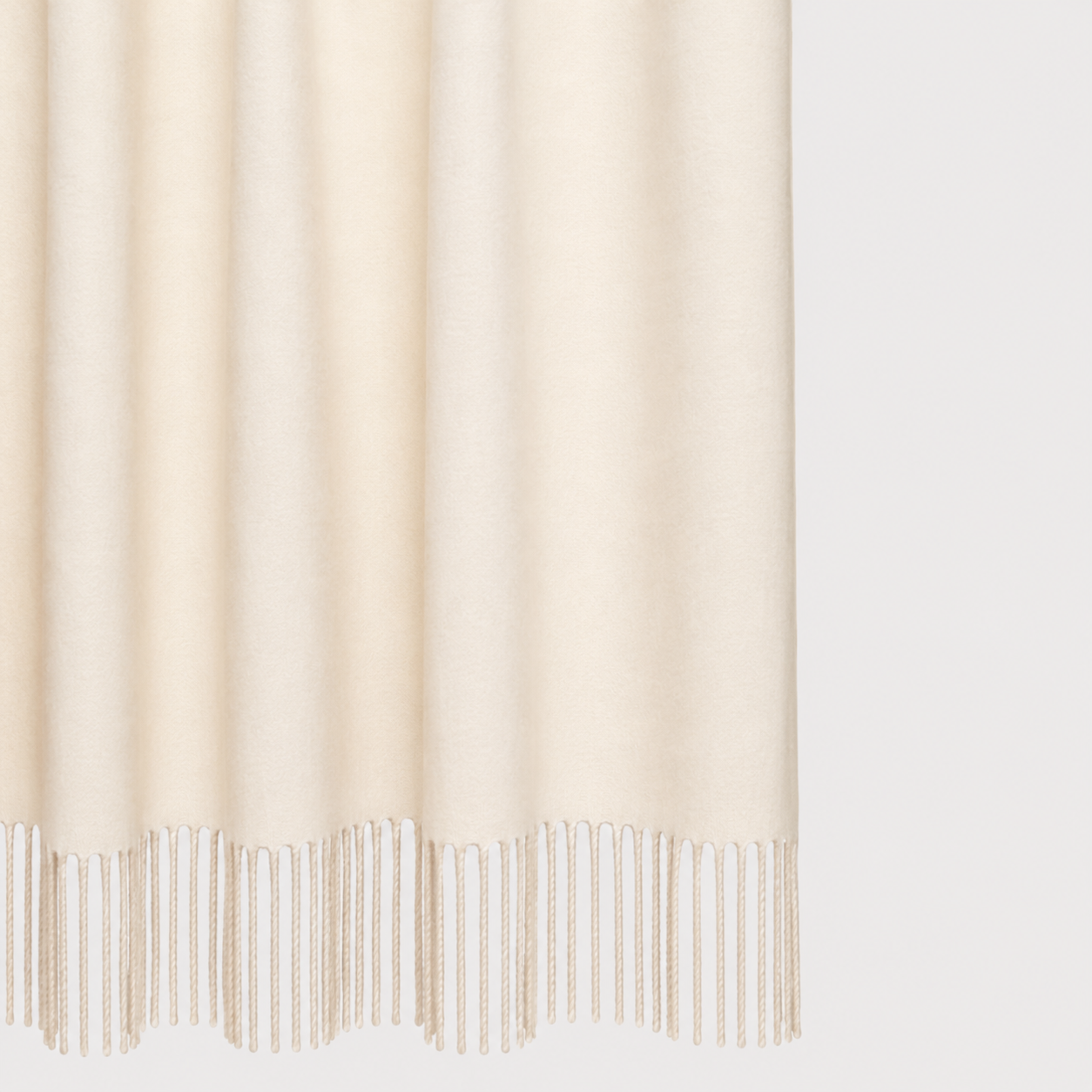 Classic Undyed Throw • Porcelain