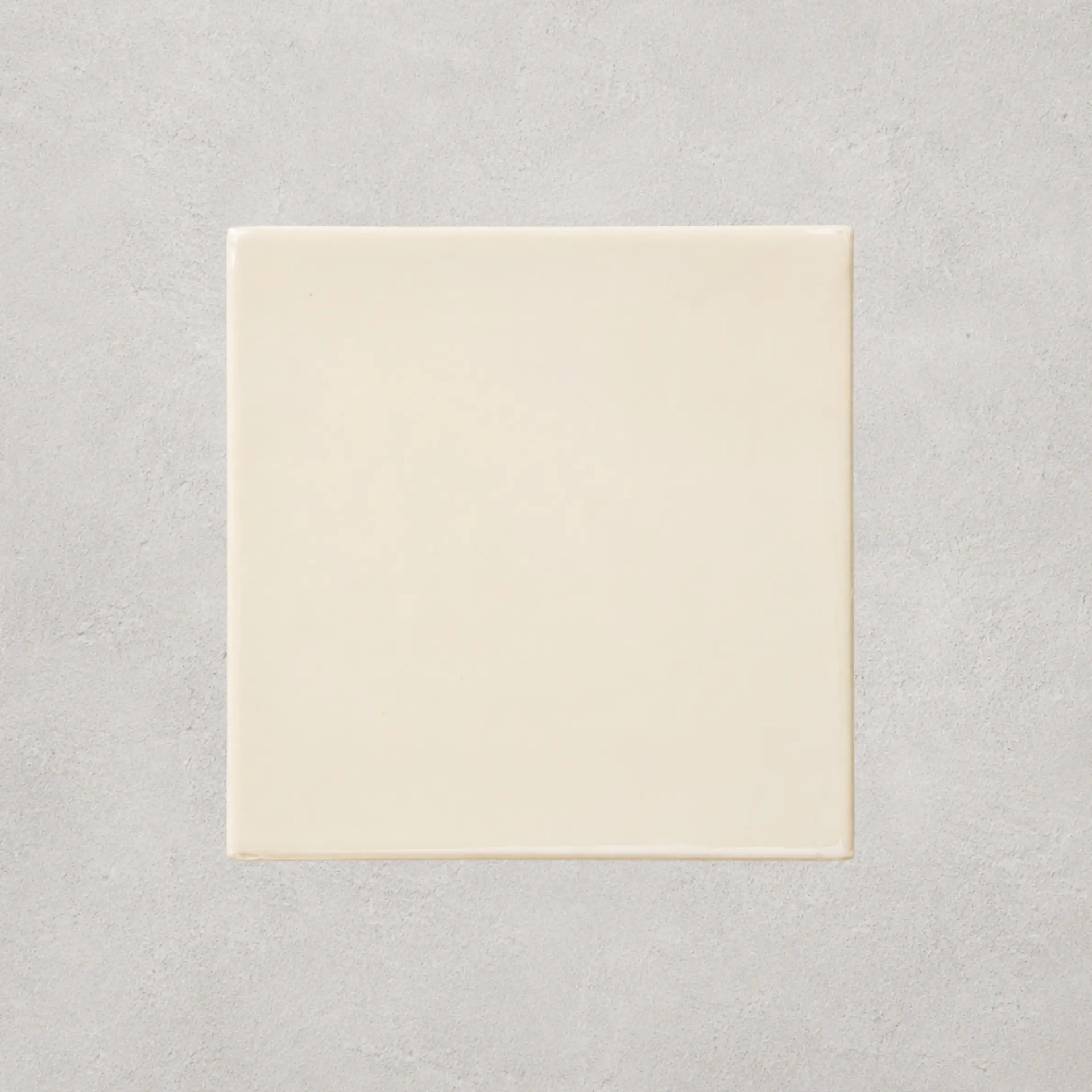 Cream White • Gloss Terracotta Tile