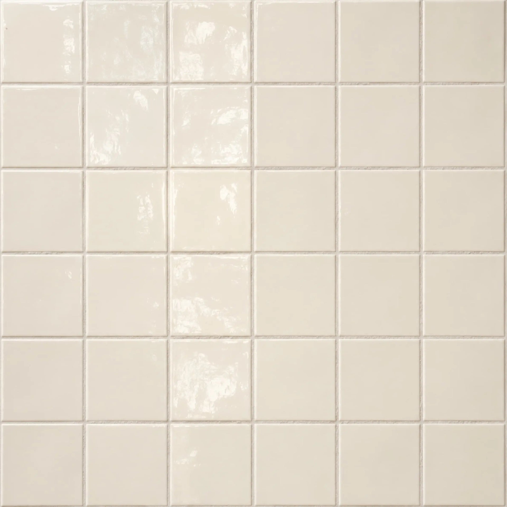 Ivory white • Gloss Terracotta Tile