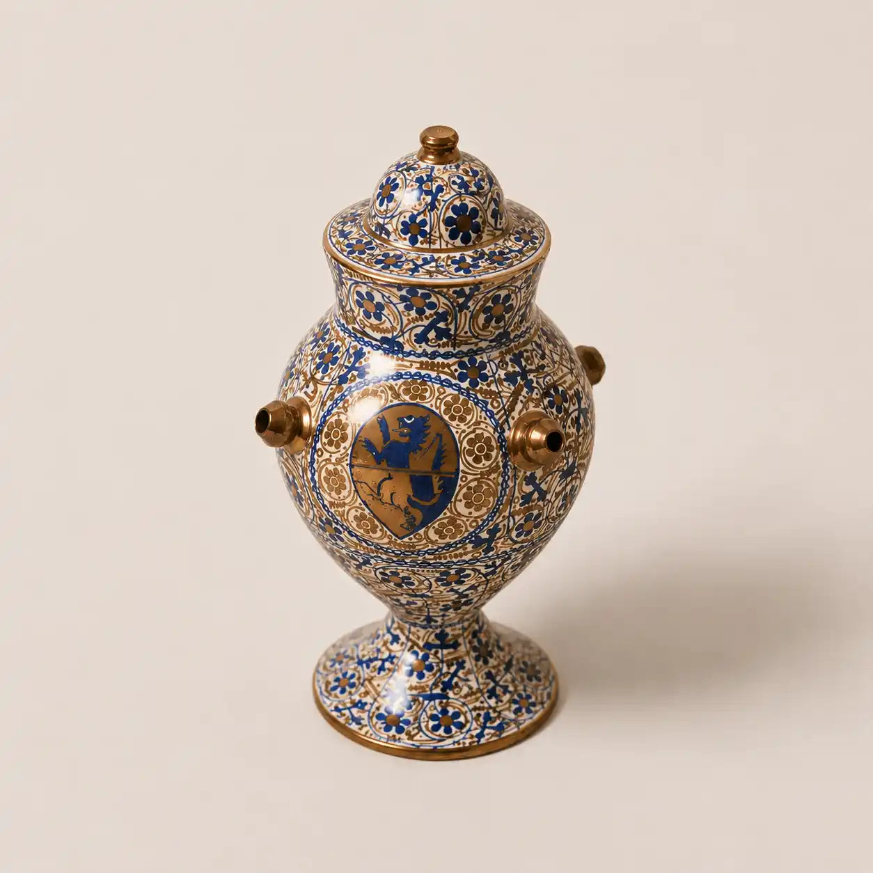 Lion Décor Jar • Vase