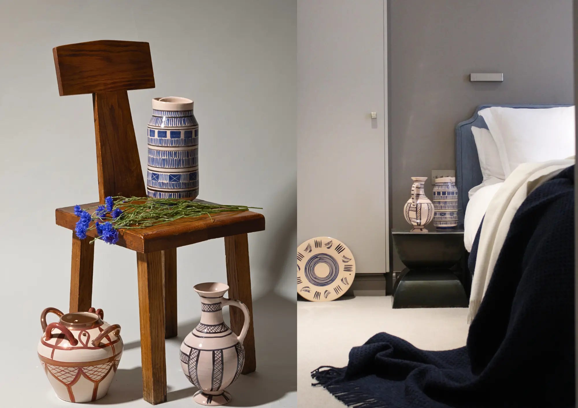 Cardoon Studio handcrafted ceramic vases, bowls, and décor plates with artisanal designs, perfect for modern interiors.