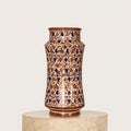 lustreware vase hand-painted