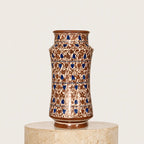 lustreware vase hand-painted