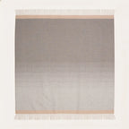 Matiz ombre throw blanket in charcoal and silver 100% alpaca