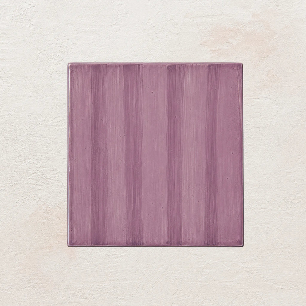 Mauve Brushstroke • Gloss Tile