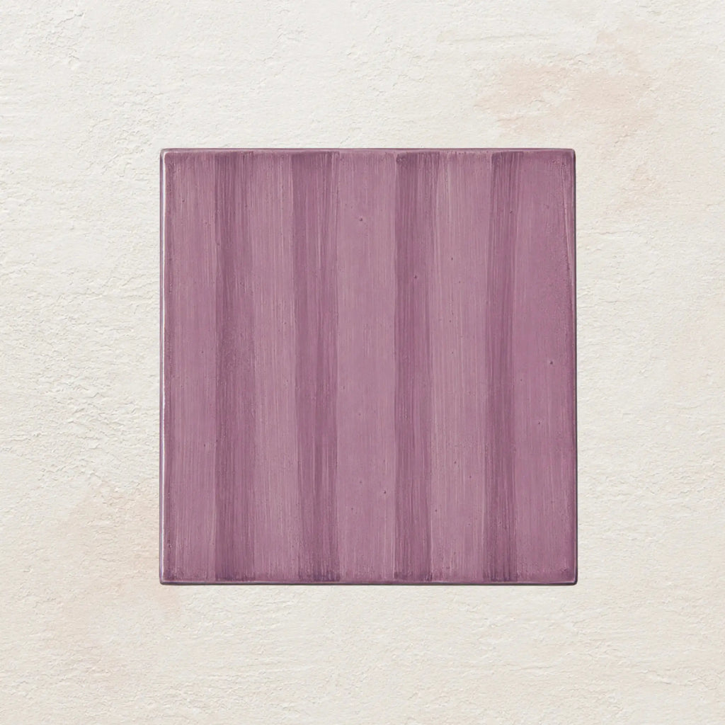 Mauve Brushstroke • Gloss Tile