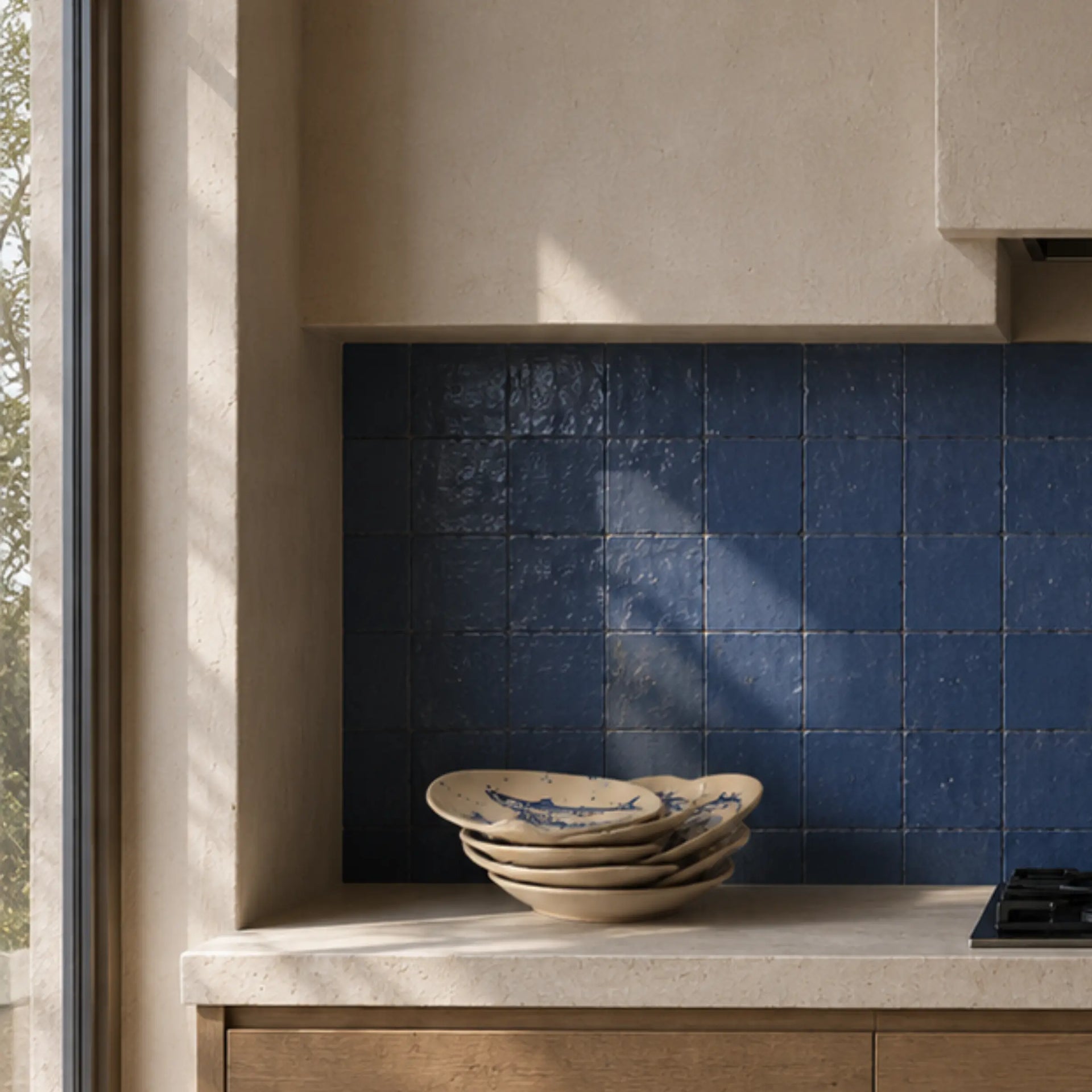 Mediterranean Blue • Matte Tile
