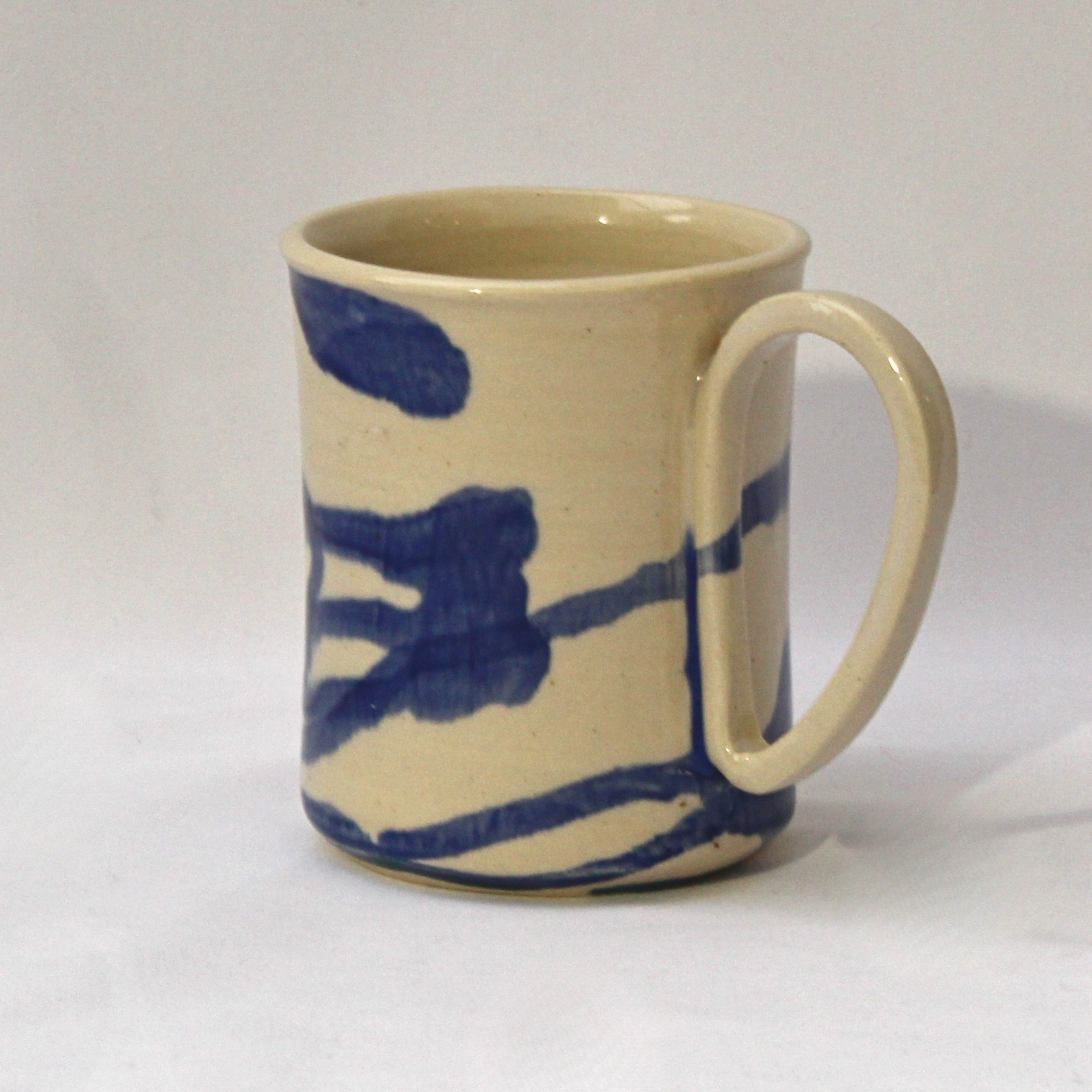 Blue Brush Mug