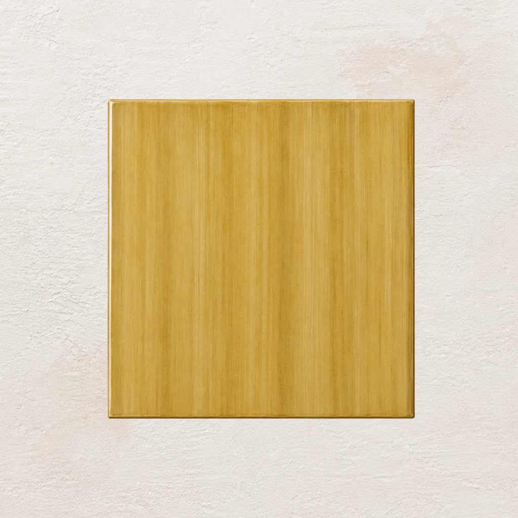 Ochre Brushstroke • Gloss Tile