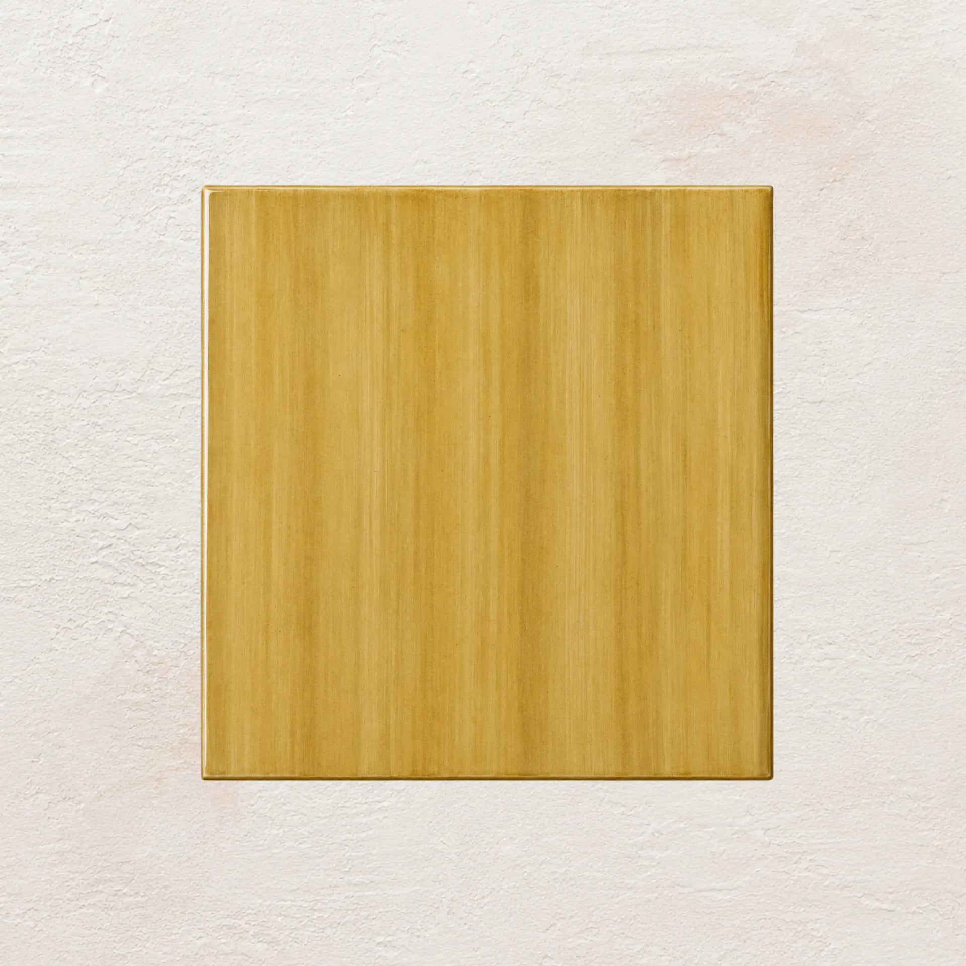 Ochre Brushstroke • Gloss Tile