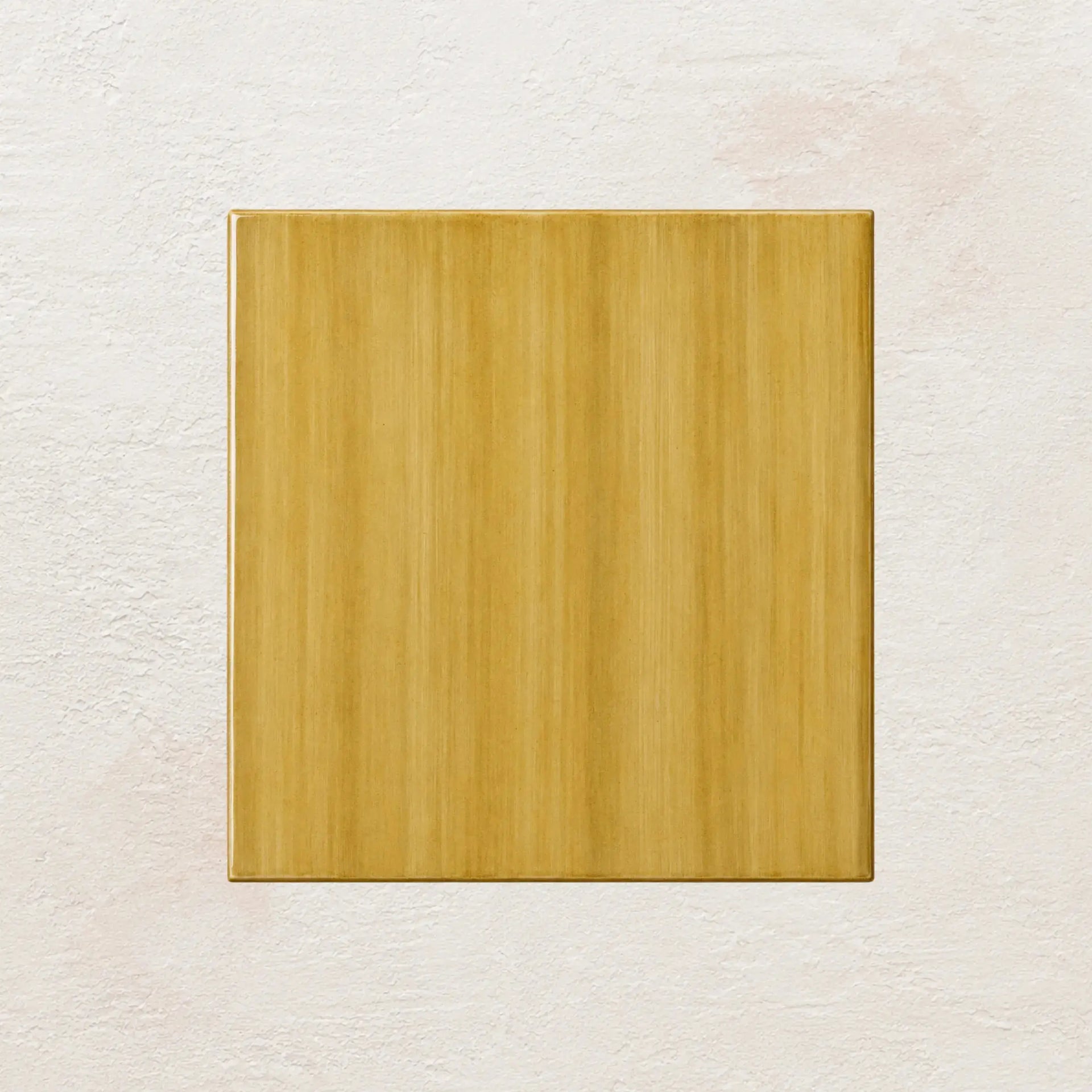 Ochre Brushstroke • Gloss Tile