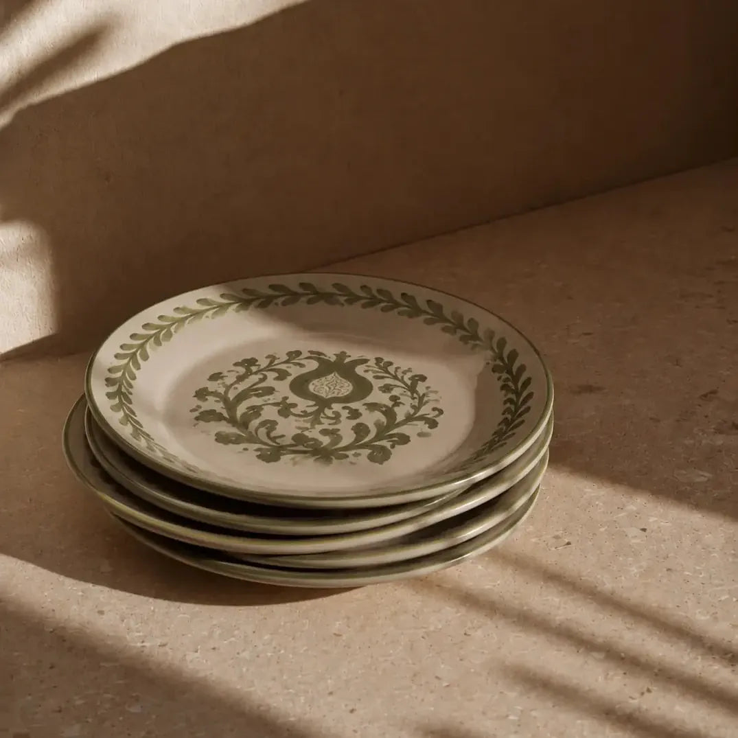 My Store 1 Olive Pomegranate Plate (22cm)