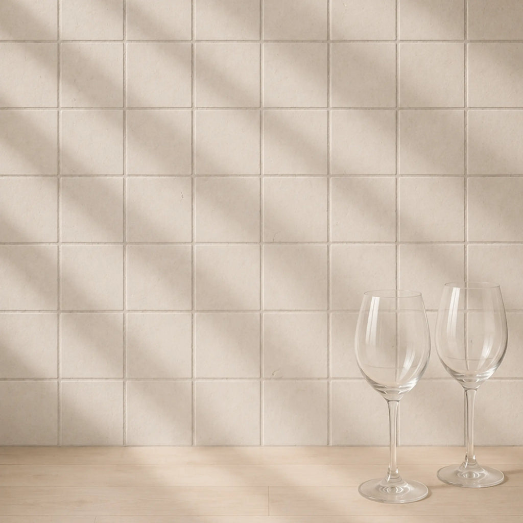 Pearl White • Matte Terracotta Tile