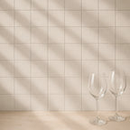 Pearl White • Matte Terracotta Tile