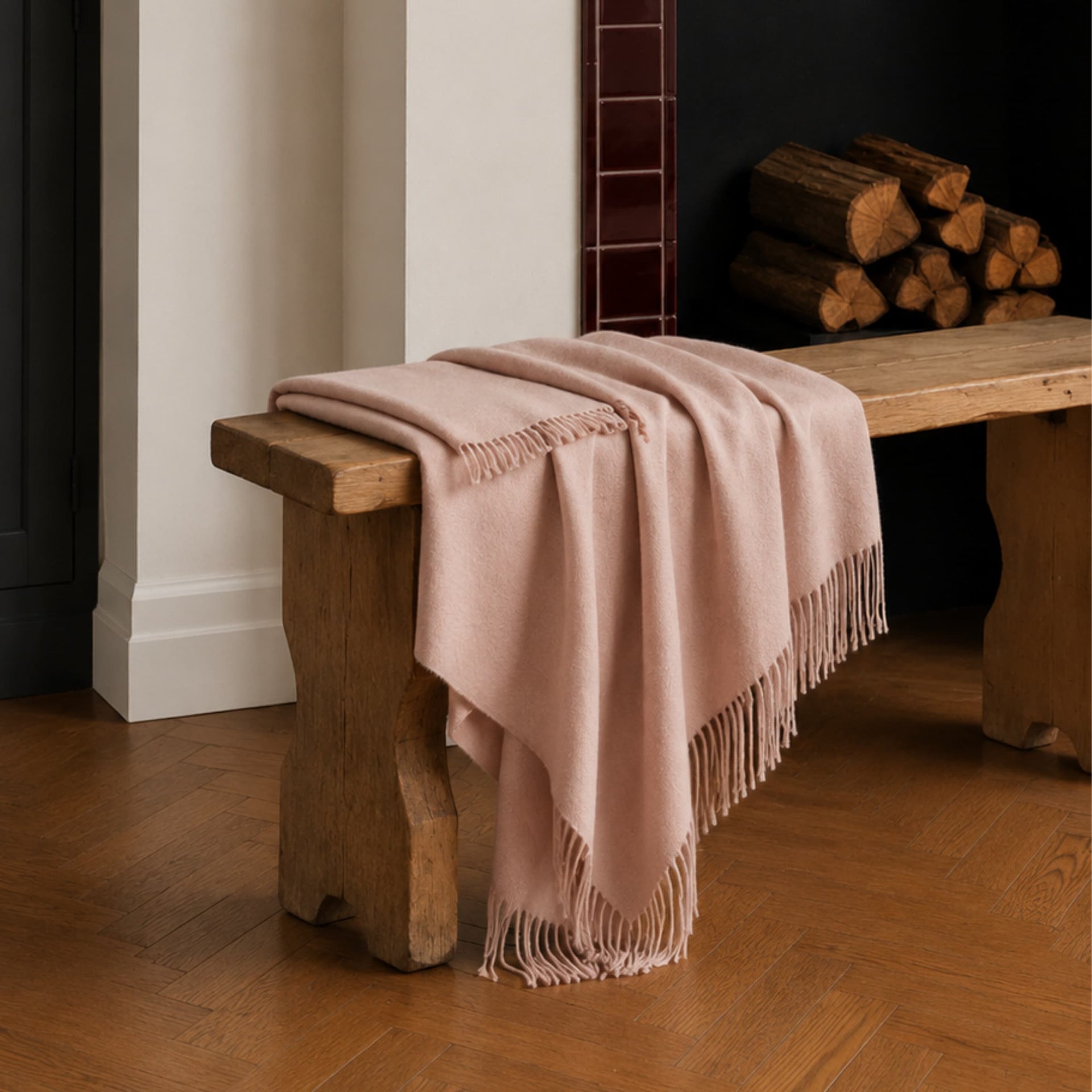 Solace Throw • Dusty Pink