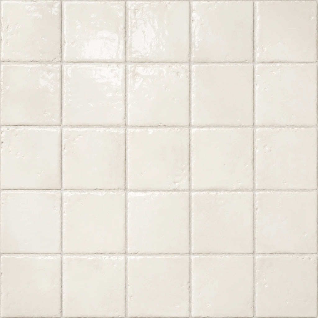 Restoration White • Gloss Terracotta Tile